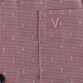 MARVELIS Hemd MODERN FIT MICRO karo langarm