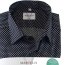 MARELIS Men`s shirt MODERN FIT MICRO print extra long sleeve 69cm