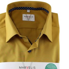 MARVELIS chemise pour homme MODERN FIT Chambray à manches longue