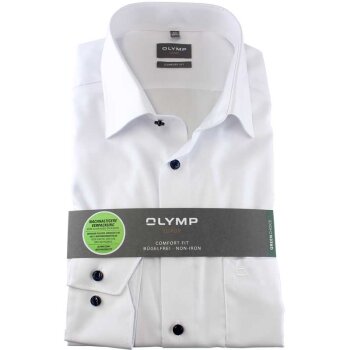 OLYMP LUXOR comfort fit uni camisa para hombres mangas largas