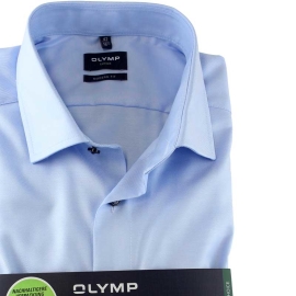 OLYMP LUXOR modern fit uni camisa para hombres mangas largas