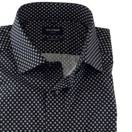 OLYMP LUXOR MODERN FIT print camisa para hombres mangas...