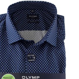 OLYMP LUXOR shirt MODERN FIT fashionable print extra long sleeve 69cm