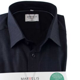 MARVELIS Hemd MODERN FIT uni langarm