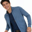 Herren Strickjacke, mit Reißverschluss, Marke REDMOND, 100% Baumwolle