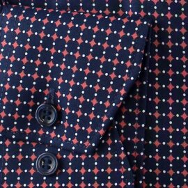 MARVELIS Hemd MODERN FIT modischer Druck langarm