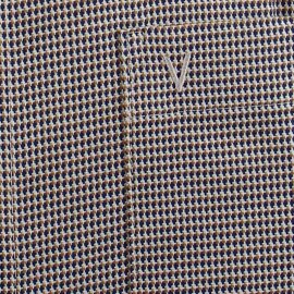MARVELIS Hemd MODERN FIT diamant Jacquard 3D structure langarm