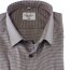 MARVELIS Hemd MODERN FIT diamant Jacquard 3D structure langarm