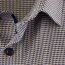 MARVELIS Hemd MODERN FIT diamant Jacquard 3D structure langarm