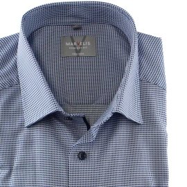 MARVELIS shirt COMFORT FIT Diamond Jacquard 3D Structure long sleeve