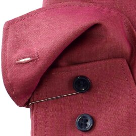 MARVELIS Hemd MODERN FIT edel chambray langarm mit kontrast