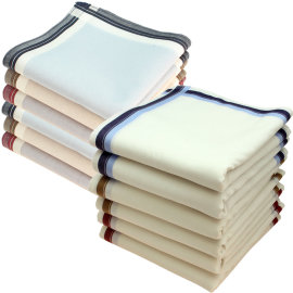 Handkerchiefs 12 pieces ca.40x40cm pure cotton James +...