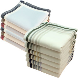 Handkerchiefs 12 pieces ca.40x40cm pure cotton James + Harry