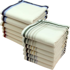 Handkerchiefs 12 pieces ca.40x40cm pure cotton Charles +...