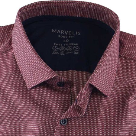 MARVELIS shirt BODY FIT performance EASY TO WEAR long-sleeved