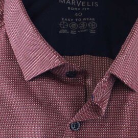 MARVELIS Jerseyhemd BODY FIT performance EASY TO WEAR langarm