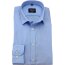 MARVELIS chemise pour homme BODY FIT uni à manches longue bleu