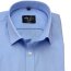 MARVELIS chemise pour homme BODY FIT uni à manches longue bleu