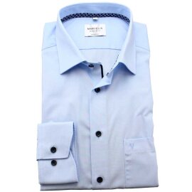 MARVELIS Hemd MODERN FIT fil a fil langarm