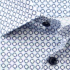 MARVELIS Hemd COMFORT FIT modischer Druck langarm