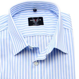 MARVELIS Men`s Shirt MODERN FIT striped long sleeve