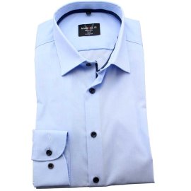 MARVELIS BODY FIT edel chambray camisa para hombres...