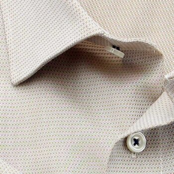 MARVELIS chemise pour homme MODERN FIT diamant jacquard à manches courtes