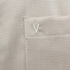 MARVELIS chemise pour homme MODERN FIT diamant jacquard à manches courtes