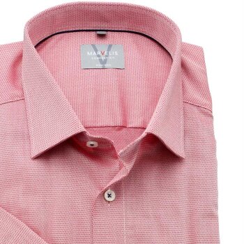 MARVELIS men´s Shirt MODERN FIT summer acquard short sleeve