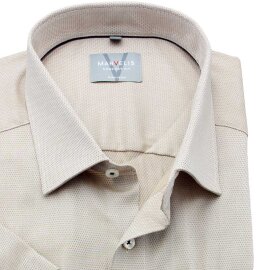 MARVELIS chemise pour homme COMFORT FIT jacquard à manches courtes