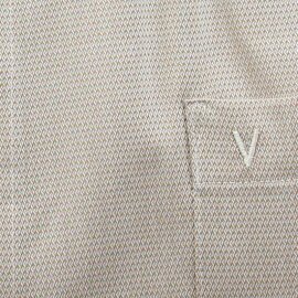 MARVELIS chemise pour homme COMFORT FIT jacquard à manches courtes