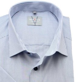 MARVELISa rayas camisa para hombres COMFORT FIT mangas cortas