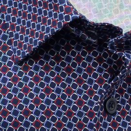MARVELIS Men`s Shirt COMFORT FIT fashionable print short...