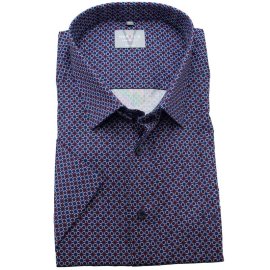 MARVELIS Men`s Shirt COMFORT FIT fashionable print short...