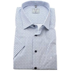 MARVELIS chemise pour homme COMFORT FIT impression à la mode à manches courte