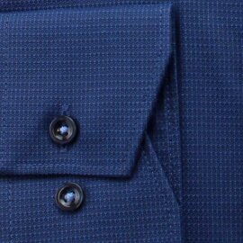 MARVELIS Hemd MODERN FIT diamant Jacquard structure langarm