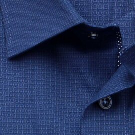 MARVELIS Hemd MODERN FIT diamant Jacquard structure langarm