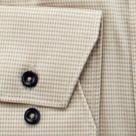 MARVELIS Hemd MODERN FIT diamant Jacquard structure langarm
