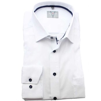 MARVELIS Hemd COMFORT FIT Diamant Jacquard langarm