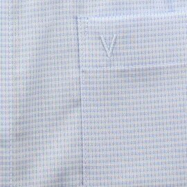 MARVELIS Hemd MODERN FIT sommer jacquard halbarm