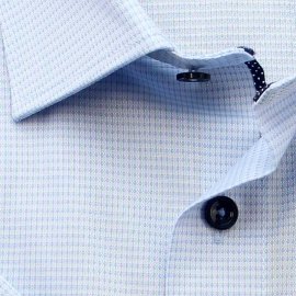 MARVELIS chemise pour homme MODERN FIT diamant jacquard à manches courtes