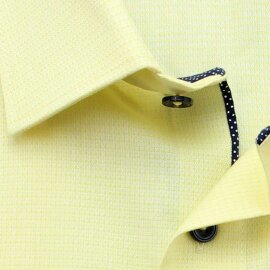 MARVELIS chemise pour homme MODERN FIT diamant jacquard à manches courtes