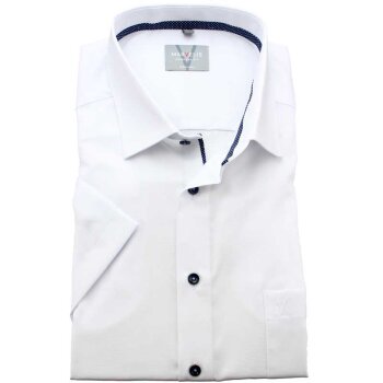 MARVELIS Hemd COMFORT FIT sommer jacquard halbarm