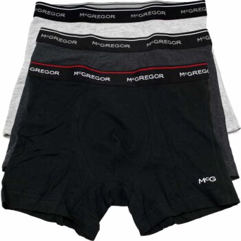 3 Stück Boxershorts McGregor in Grey