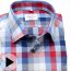 MARVELIS Hemd MODERN FIT Block Karo Halbarm