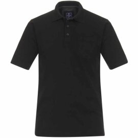 REDMOND Poloshirt Wash & Wear mit Brusttasche, halbarm