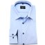 MARVELIS Hemd BODY FIT edel chambray langarm mit Kontrast