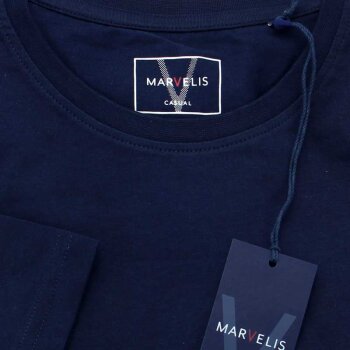 MARVELIS T-Shirt CASUAL mit Rund-Ausschnitt