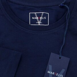 MARVELIS T-Shirt CASUAL mit Rund-Ausschnitt