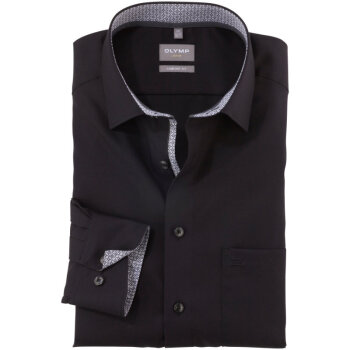 OLYMP LUXOR comfort fit uni camisa para hombres mangas largas